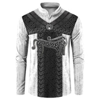 Ancient Scotland Button Sweatshirt Pictish Beast Celtic Knotwork