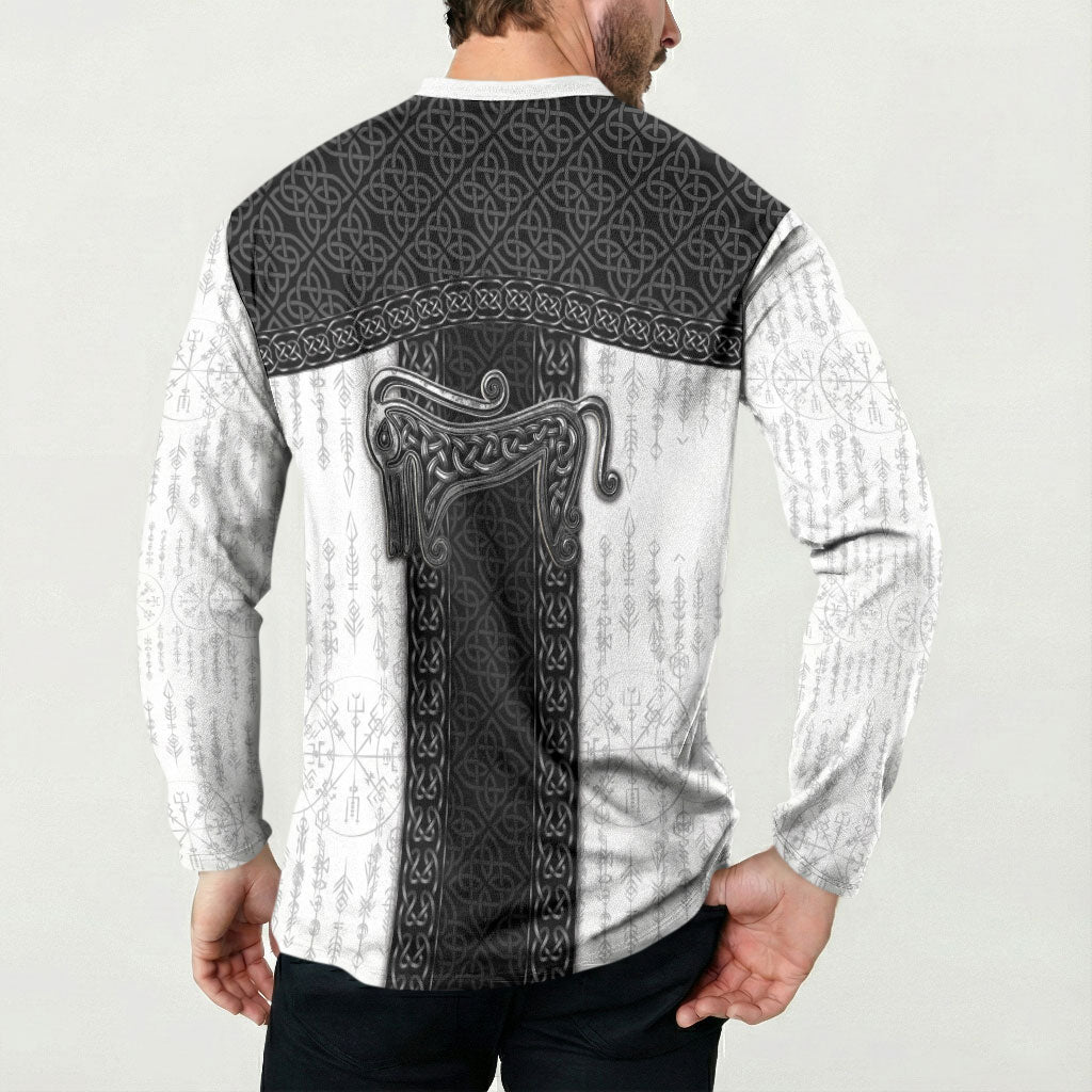 Ancient Scotland Button Sweatshirt Pictish Beast Celtic Knotwork