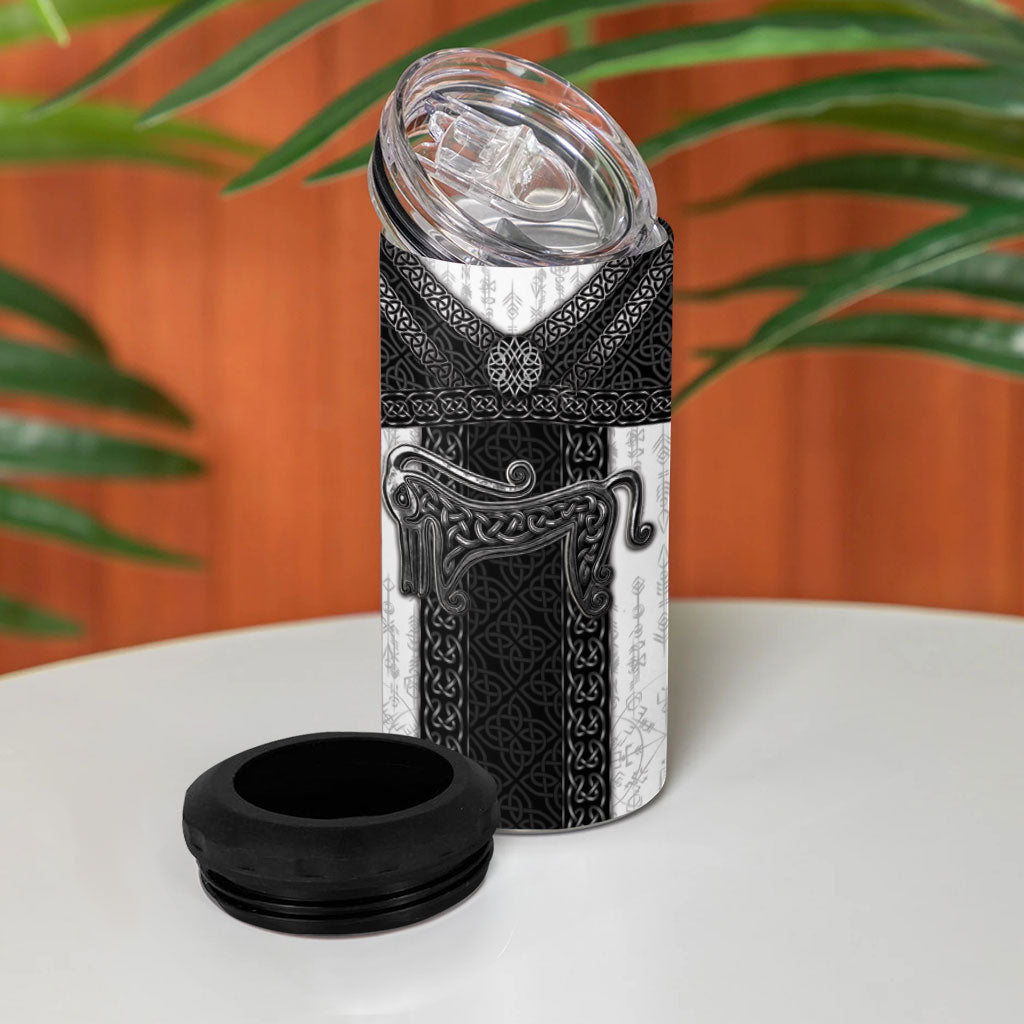 Ancient Scotland 4 in 1 Can Cooler Tumbler Pictish Beast Celtic Knotwork