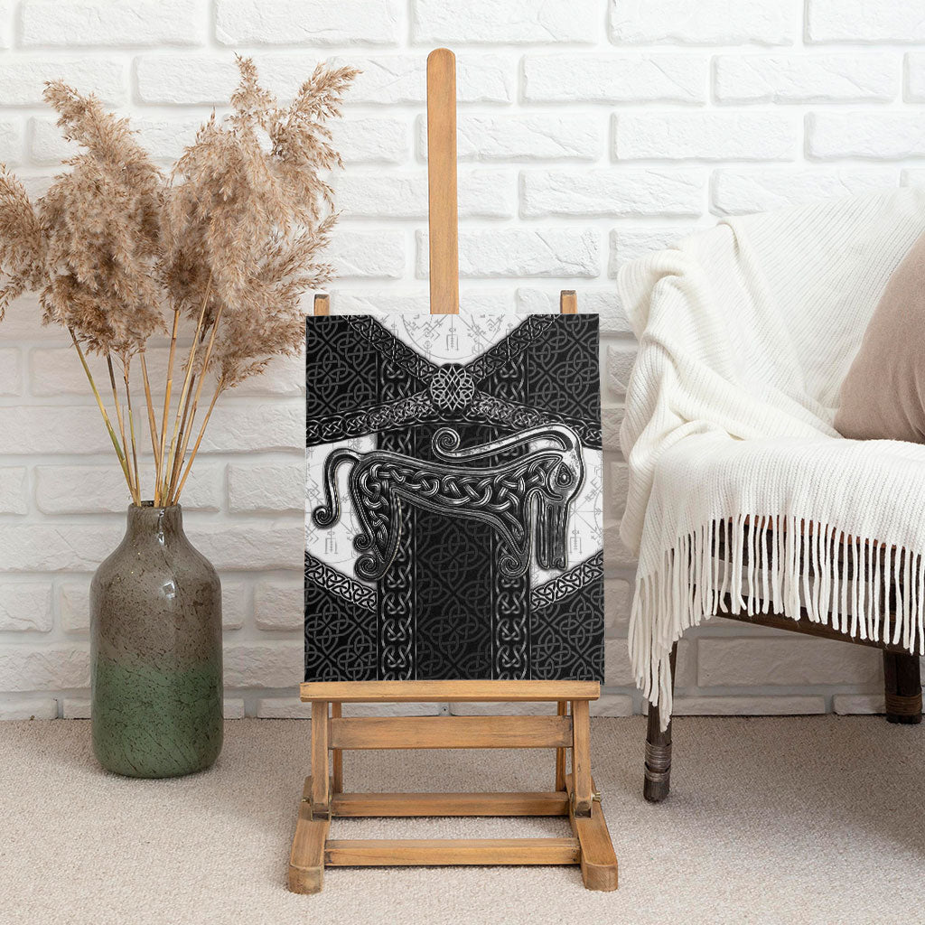 Ancient Scotland Canvas Wall Art Pictish Beast Celtic Knotwork