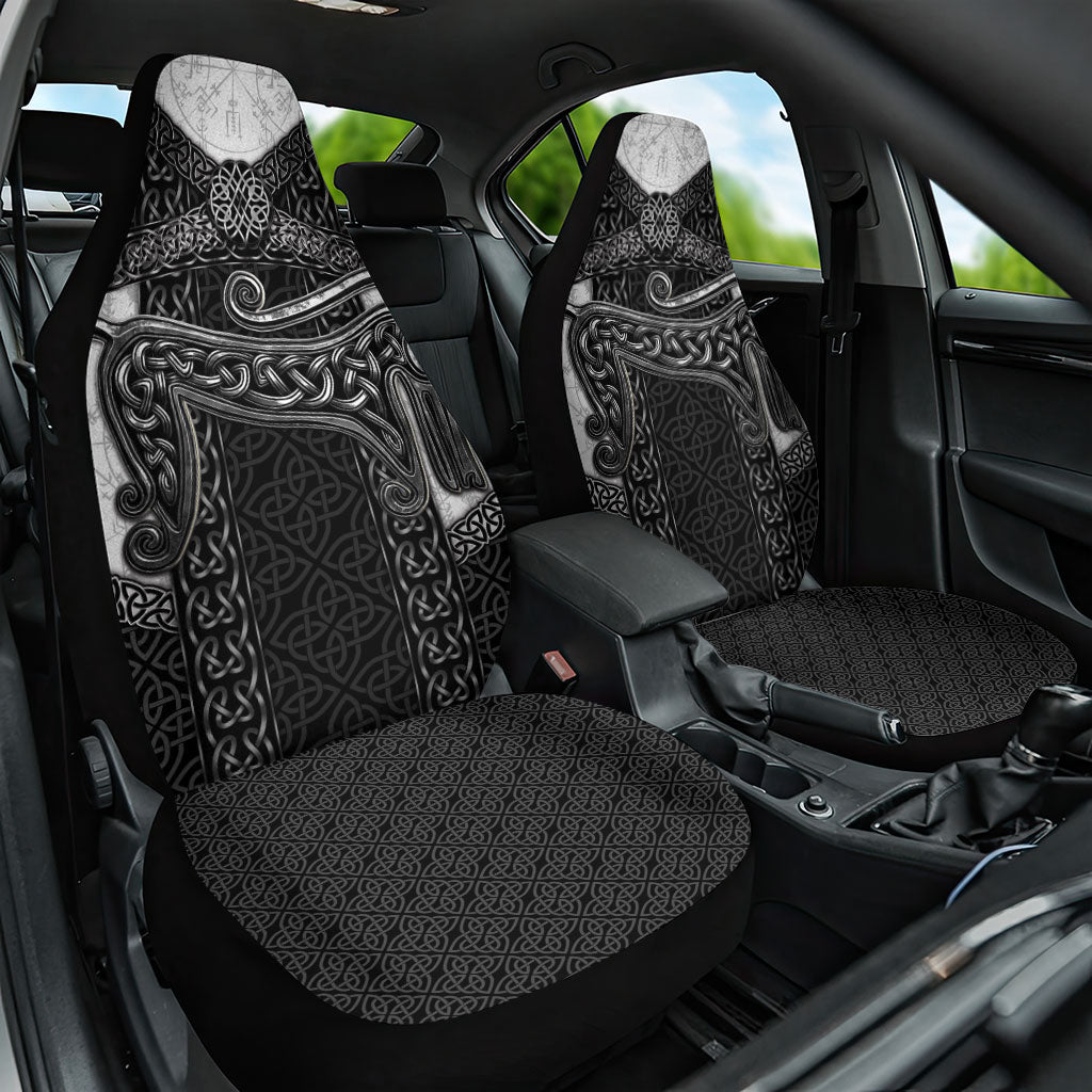 Ancient Scotland Car Seat Cover Pictish Beast Celtic Knotwork