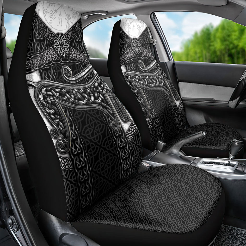 Ancient Scotland Car Seat Cover Pictish Beast Celtic Knotwork