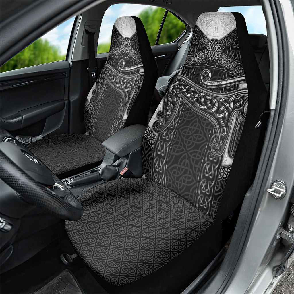 Ancient Scotland Car Seat Cover Pictish Beast Celtic Knotwork