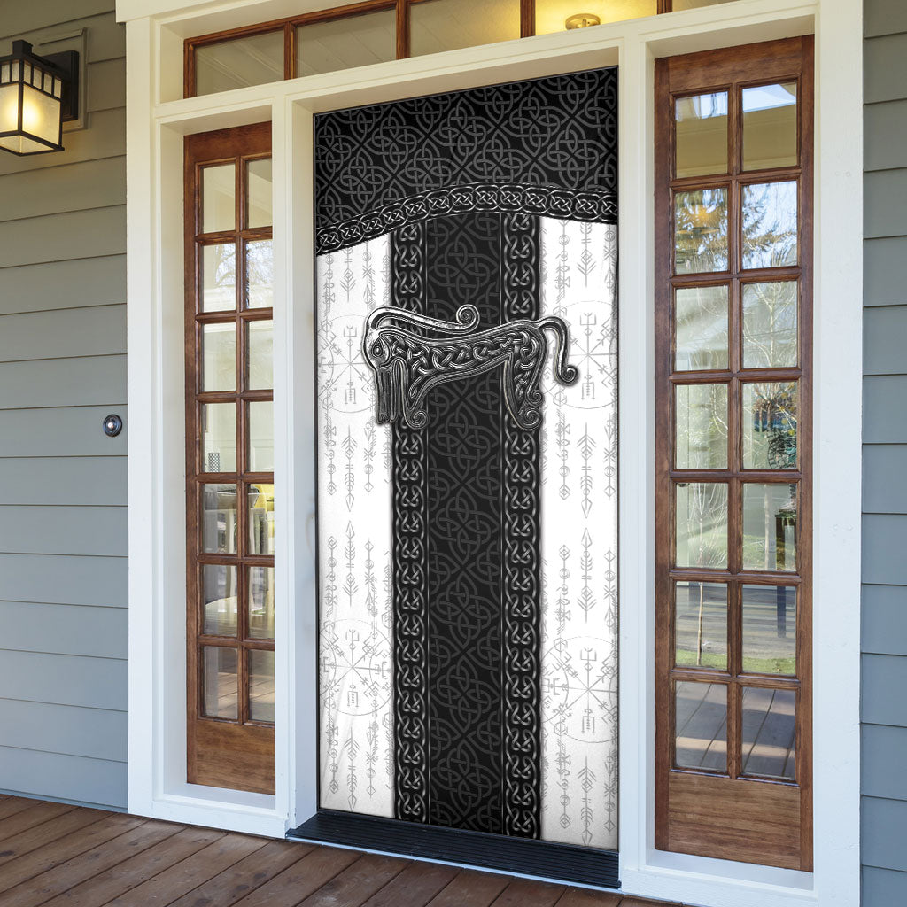 Ancient Scotland Door Cover Pictish Beast Celtic Knotwork