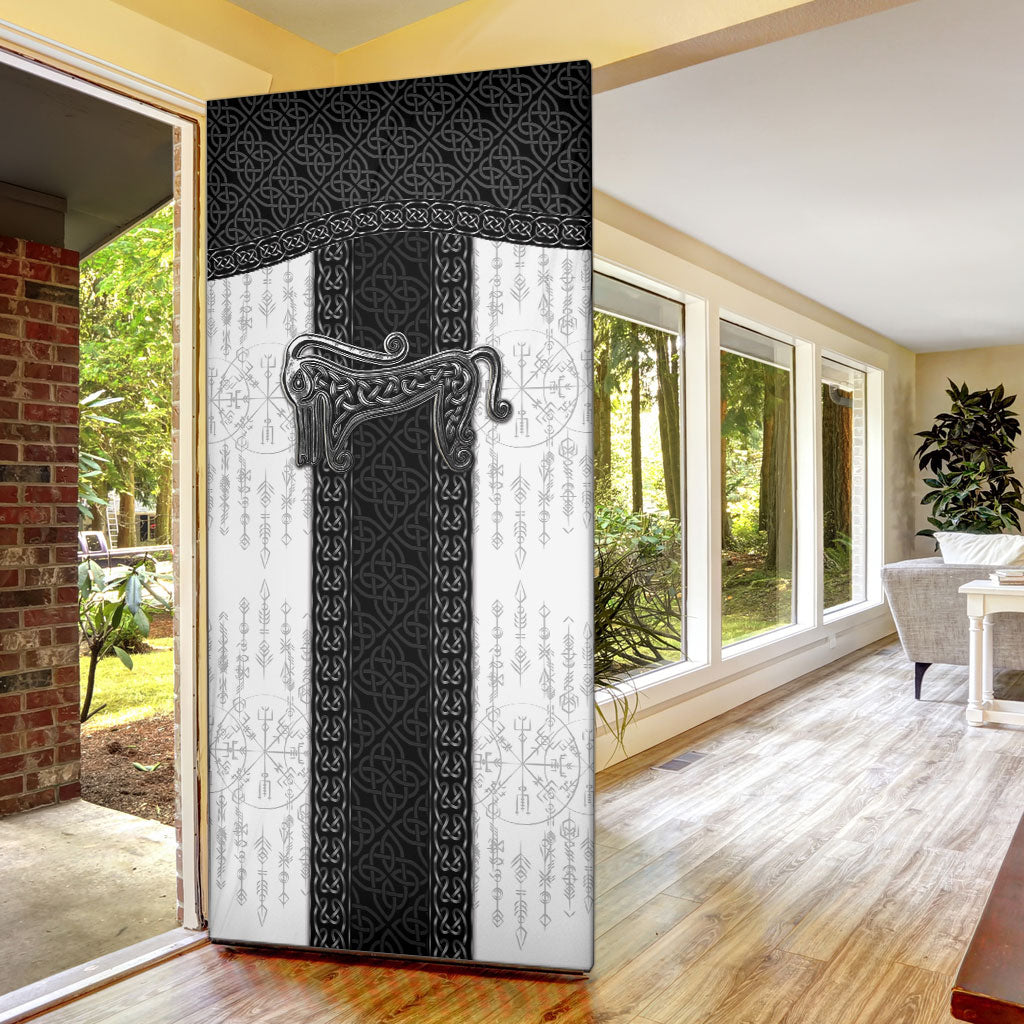 Ancient Scotland Door Cover Pictish Beast Celtic Knotwork