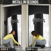 Ancient Scotland Door Cover Pictish Beast Celtic Knotwork