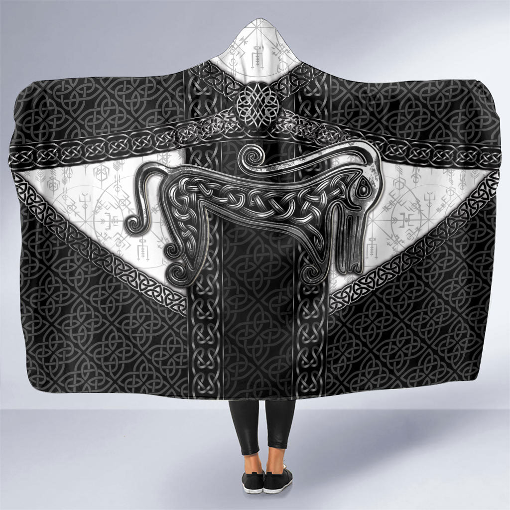 Ancient Scotland Hooded Blanket Pictish Beast Celtic Knotwork