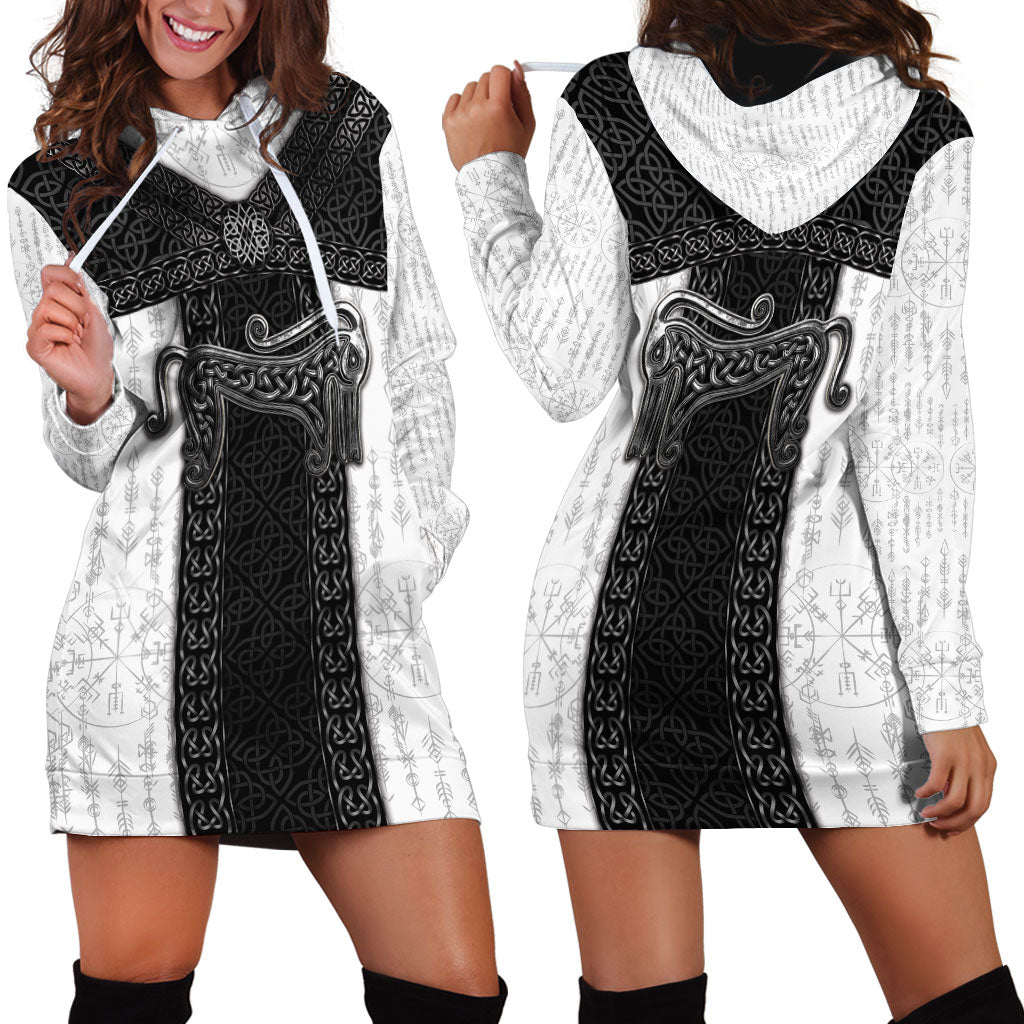 Ancient Scotland Hoodie Dress Pictish Beast Celtic Knotwork