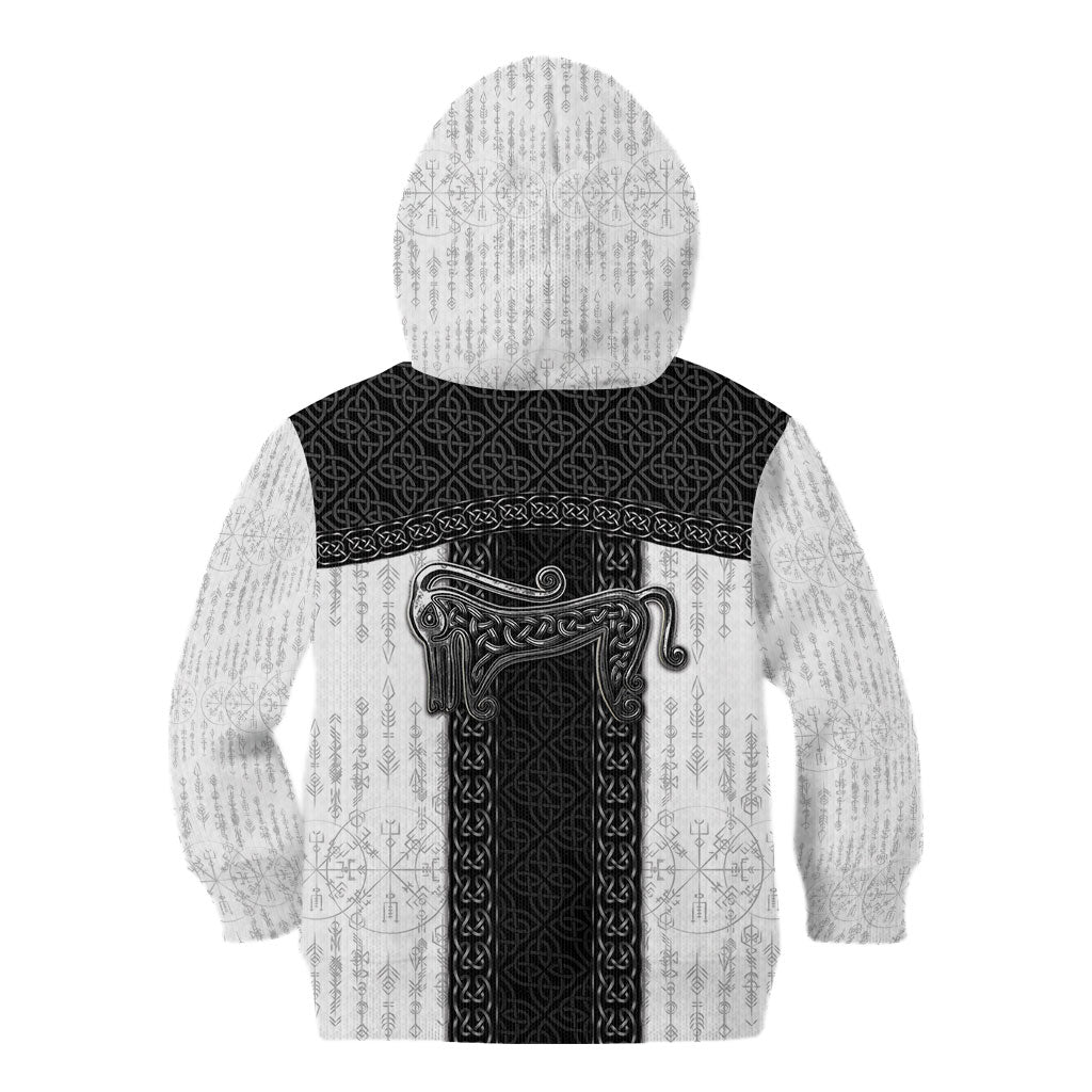 Ancient Scotland Kid Hoodie Pictish Beast Celtic Knotwork
