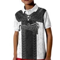 Ancient Scotland Kid Polo Shirt Pictish Beast Celtic Knotwork