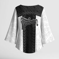 Ancient Scotland Kimono Sleeve Blouse Pictish Beast Celtic Knotwork