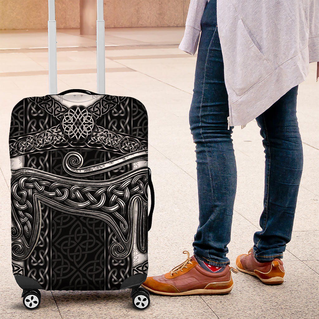 Ancient Scotland Luggage Cover Pictish Beast Celtic Knotwork