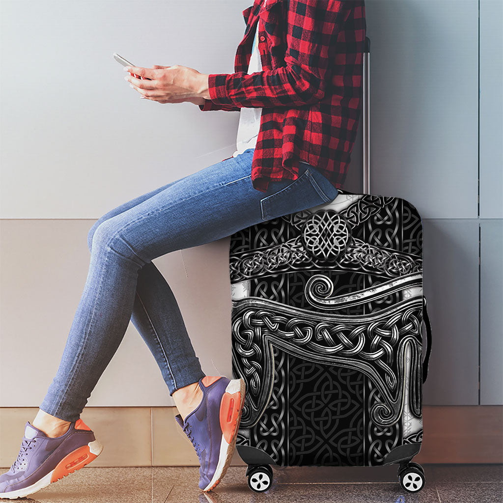 Ancient Scotland Luggage Cover Pictish Beast Celtic Knotwork