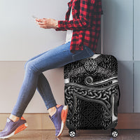 Ancient Scotland Luggage Cover Pictish Beast Celtic Knotwork