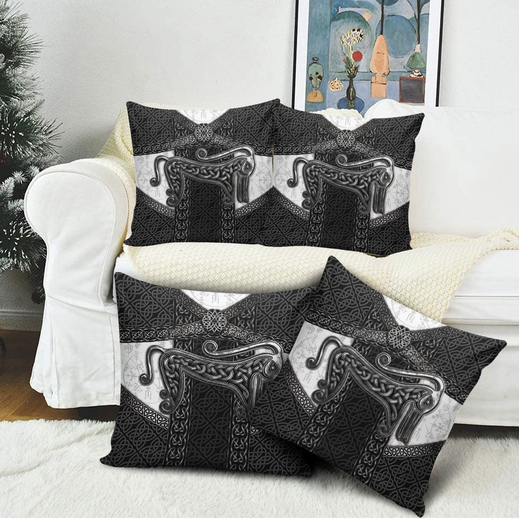 Ancient Scotland Pillow Cover Pictish Beast Celtic Knotwork
