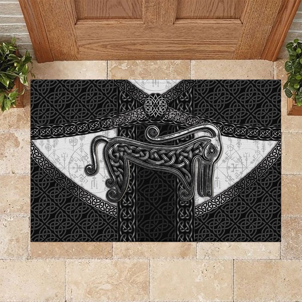 Ancient Scotland Rubber Doormat Pictish Beast Celtic Knotwork