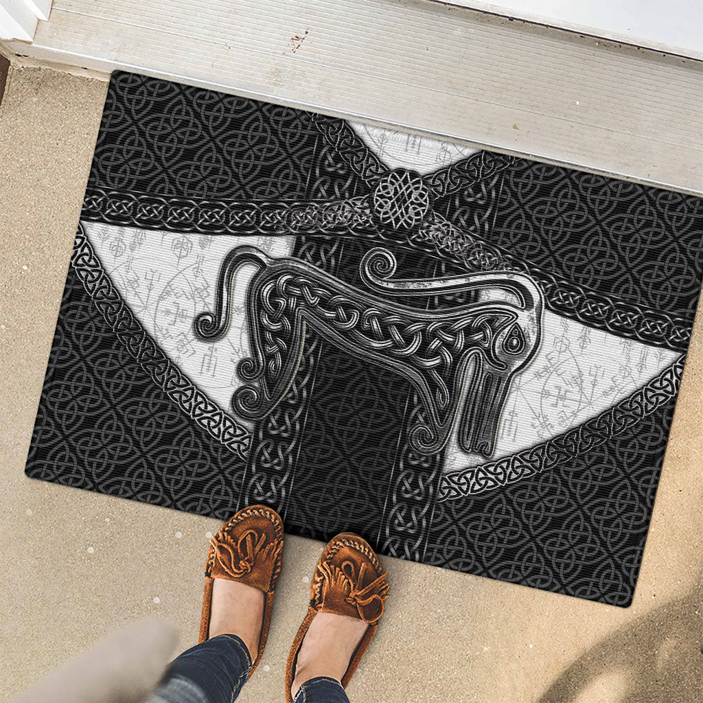 Ancient Scotland Rubber Doormat Pictish Beast Celtic Knotwork