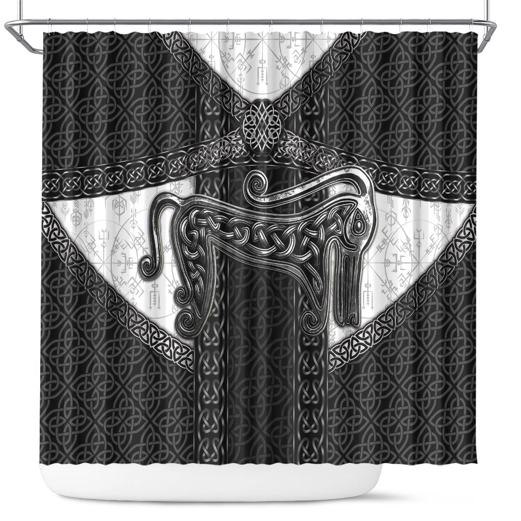 Ancient Scotland Shower Curtain Pictish Beast Celtic Knotwork