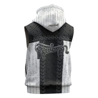 Ancient Scotland Sleeveless Hoodie Pictish Beast Celtic Knotwork