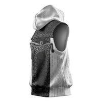 Ancient Scotland Sleeveless Hoodie Pictish Beast Celtic Knotwork