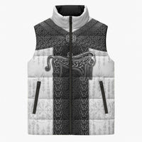 Ancient Scotland Sleeveless Puffer Jacket Pictish Beast Celtic Knotwork