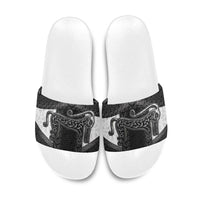 Ancient Scotland Slide Sandals Pictish Beast Celtic Knotwork
