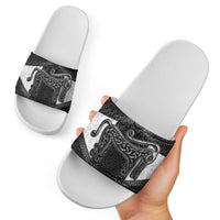 Ancient Scotland Slide Sandals Pictish Beast Celtic Knotwork
