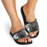 Ancient Scotland Slide Sandals Pictish Beast Celtic Knotwork