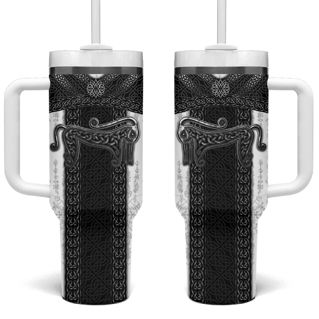 Ancient Scotland Tumbler With Handle Pictish Beast Celtic Knotwork