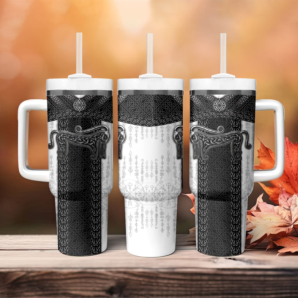 Ancient Scotland Tumbler With Handle Pictish Beast Celtic Knotwork