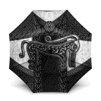 Ancient Scotland Umbrella Pictish Beast Celtic Knotwork