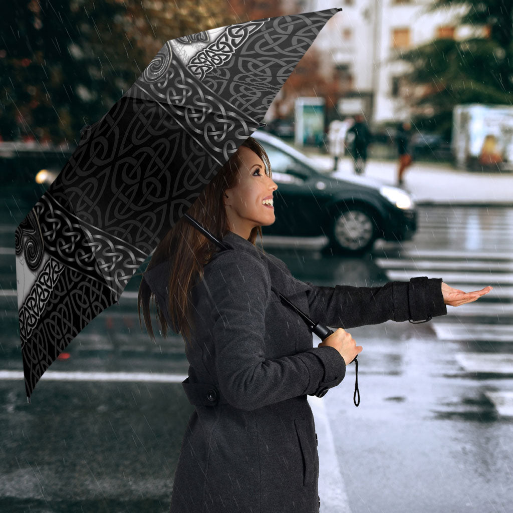 Ancient Scotland Umbrella Pictish Beast Celtic Knotwork