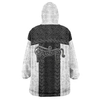 Ancient Scotland Wearable Blanket Hoodie Pictish Beast Celtic Knotwork