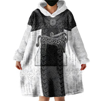 Ancient Scotland Wearable Blanket Hoodie Pictish Beast Celtic Knotwork