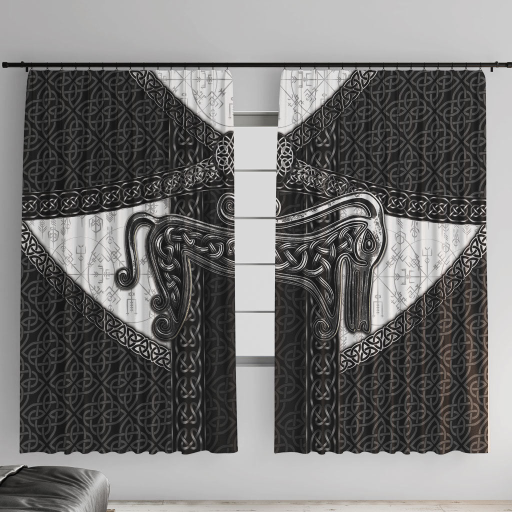 Ancient Scotland Window Curtain Pictish Beast Celtic Knotwork