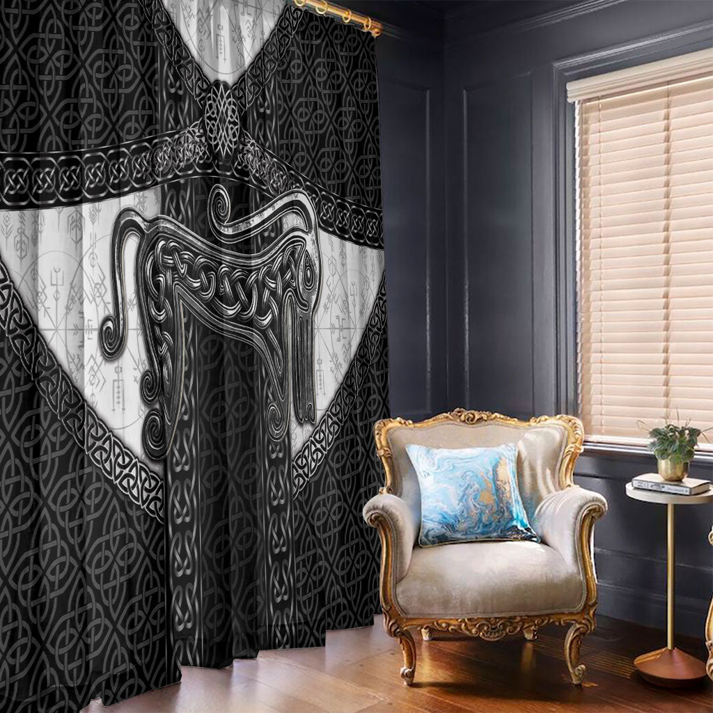 Ancient Scotland Window Curtain Pictish Beast Celtic Knotwork