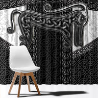 Ancient Scotland Window Curtain Pictish Beast Celtic Knotwork