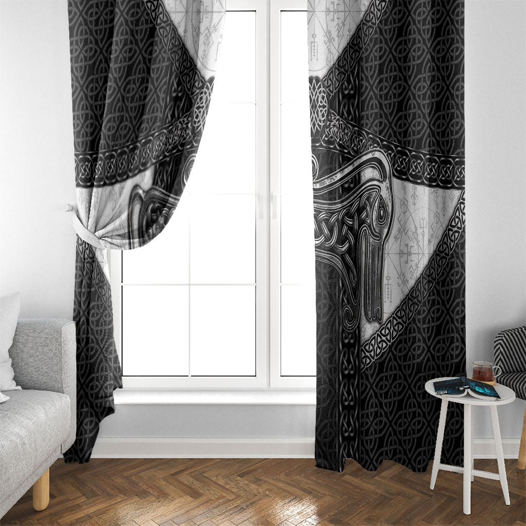 Ancient Scotland Window Curtain Pictish Beast Celtic Knotwork