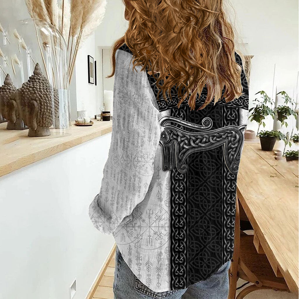 Ancient Scotland Women Casual Shirt Pictish Beast Celtic Knotwork