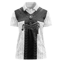 Ancient Scotland Women Polo Shirt Pictish Beast Celtic Knotwork