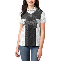 Ancient Scotland Women Polo Shirt Pictish Beast Celtic Knotwork