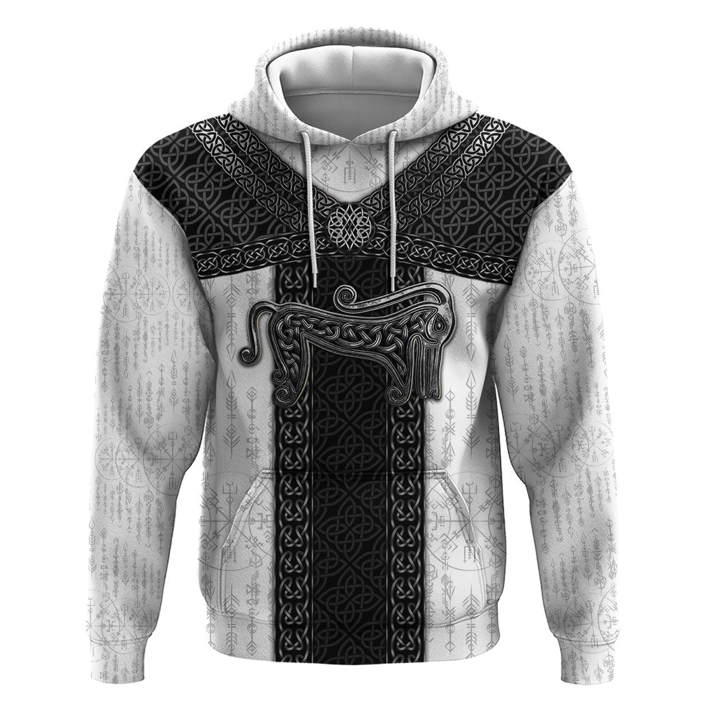 Ancient Scotland Zip Hoodie Pictish Beast Celtic Knotwork