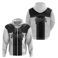 Ancient Scotland Zip Hoodie Pictish Beast Celtic Knotwork