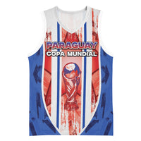 Custom Paraguay Football Basketball Jersey Trophy Grunge Stripes