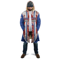 Custom Paraguay Football Cloak Trophy Grunge Stripes