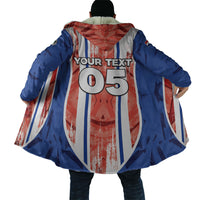 Custom Paraguay Football Cloak Trophy Grunge Stripes