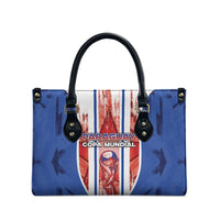 Paraguay Football Leather Bag Trophy Grunge Stripes