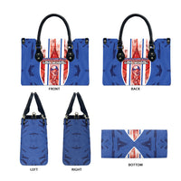 Paraguay Football Leather Bag Trophy Grunge Stripes