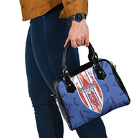 Paraguay Football Shoulder Handbag Trophy Grunge Stripes
