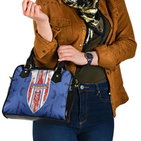 Paraguay Football Shoulder Handbag Trophy Grunge Stripes